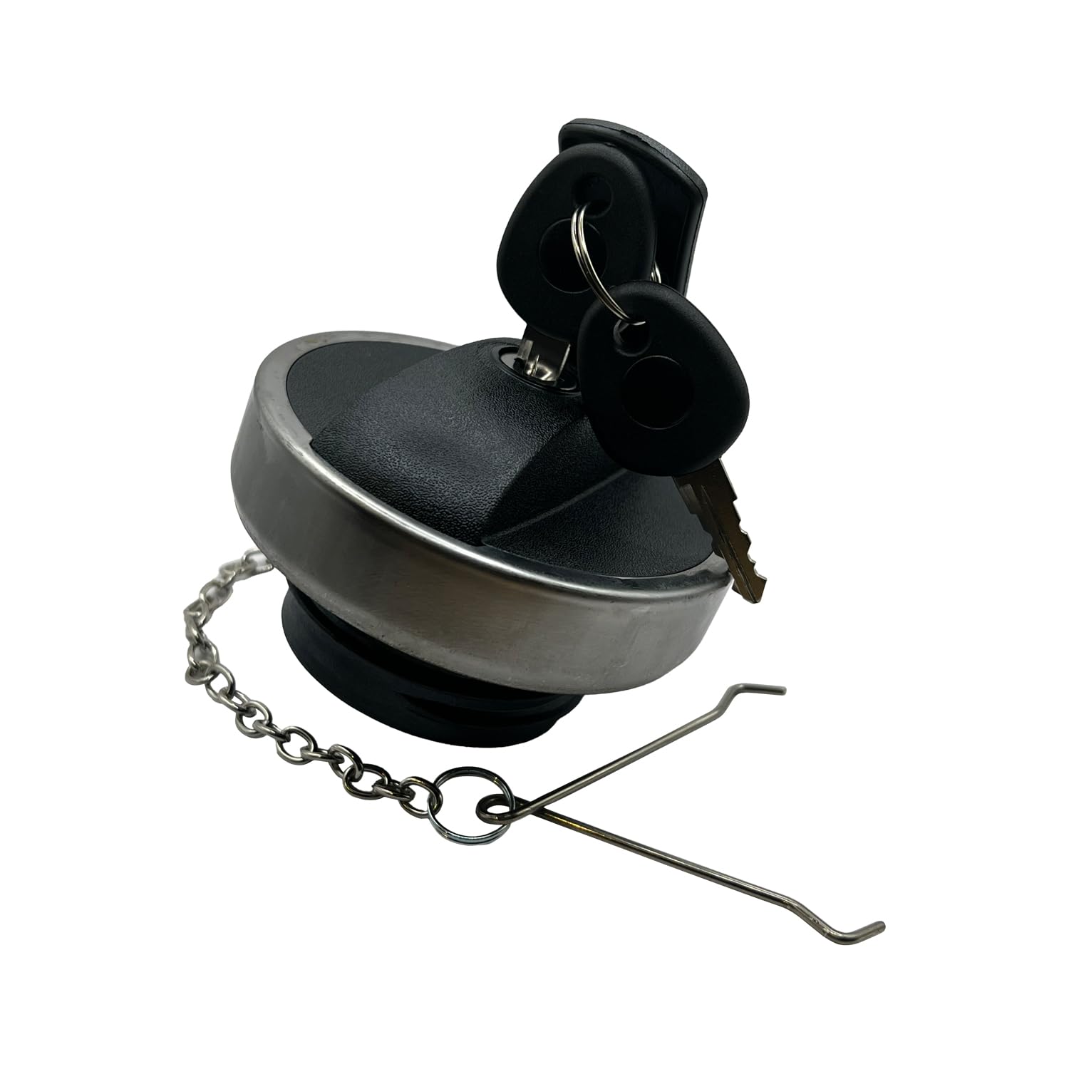 Bouchon De Réservoir 60mm Pour Scania - Avec 2 Clés Et Chaîne - Modèles 4 R P G