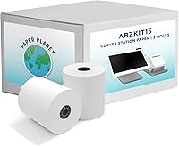Vista 1 de Paper Planet - Papel térmico para estación Clover Rollos de papel de recibo de tarjeta de crédito compatibles con Clover Station POS modelos C500