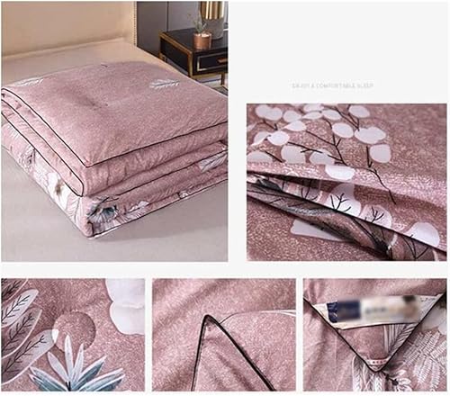 Miniatura 4 de SLYNSW - Edredón de verano e invierno tamaño Queen de seda natural relleno de edredón cálido color  D tamaño 200 x 230 110lbs