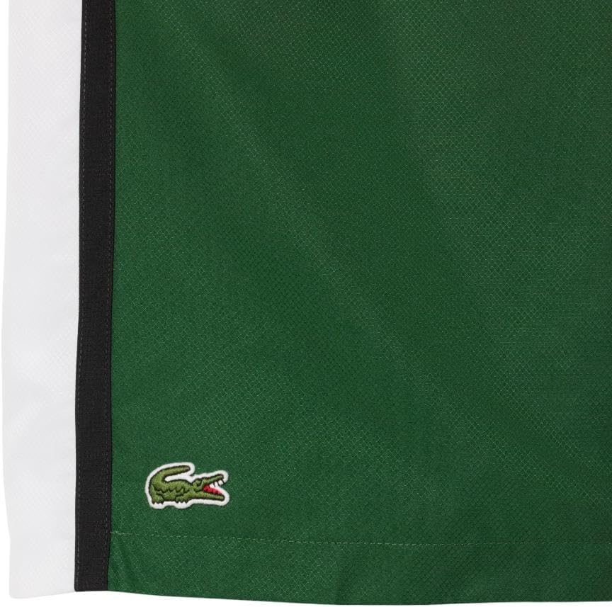 Lacoste Mens Lightweight Colorblock Stripe Tennis Shorts