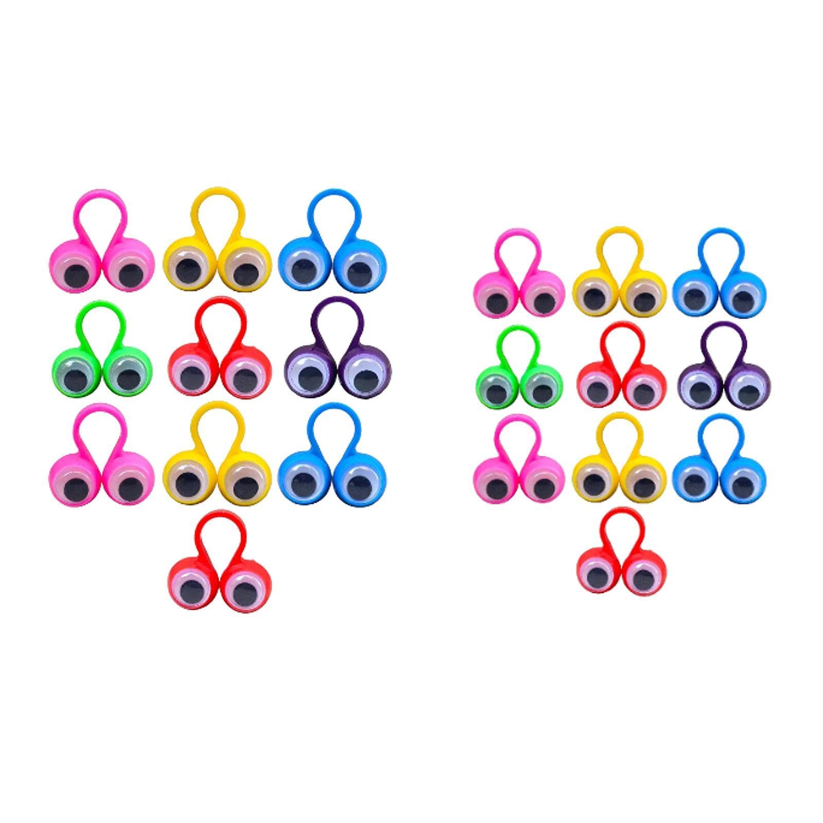Lr Decor Bazaar 10Pcs Eyes Finger Puppets Cute for Party Bag Fillers Goodie Bag Fillers Kids L-image-46