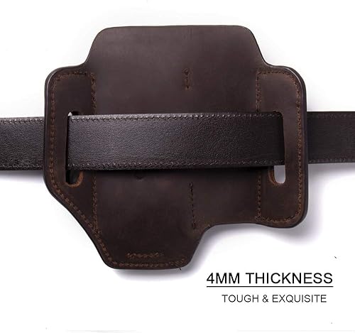 Miniatura 7 de Gentlestache - Funda de cuero para Leatherman, funda multiherramienta, EDC, organizador de bolsillo con llavero para cinturón y funda para linterna,