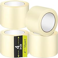 Vista 9 de Fainne Cinta adhesiva de uso general a granel, 55 yardas para pintar en casa, oficina, escuela, papelería, manualidades, uso básico, fácil de quitar