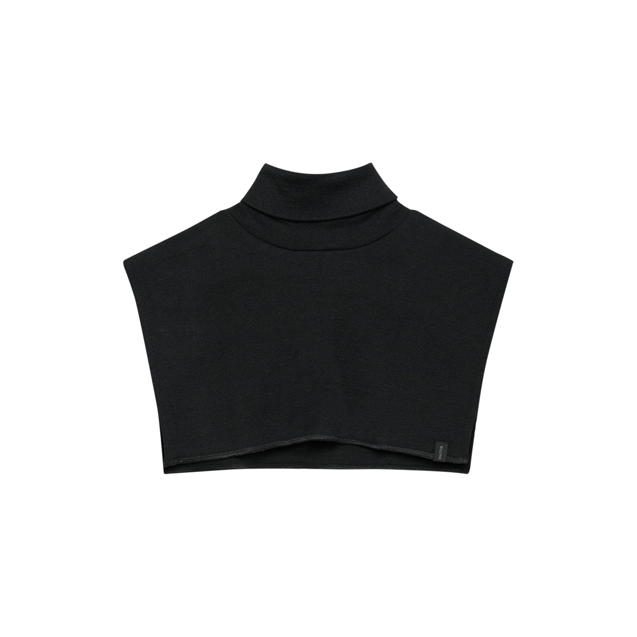 Dilling Men's Black Merino Wool Neck Warmer S