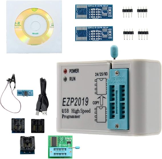 EZP2019 High Speed USB, Support SPI Programmer 24 25 93 eeprom Flash Bios