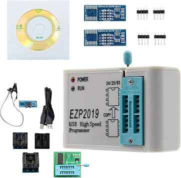 EZP2019 High Speed USB, Support SPI Programmer 24 25 93 eeprom Flash Bios