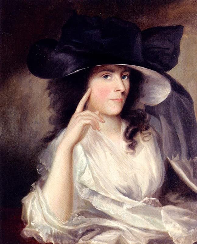 Portrait d'une dame de William Peters impression sur toile d'art