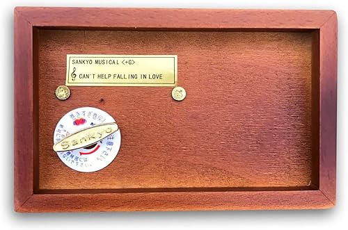 Miniatura 172 de BinkeGG Caja de música con forma de corazón hueco de madera con mecanismo musical Sankyo, melodía: Howl's M0ving Castle (Merry Go Round of Life)