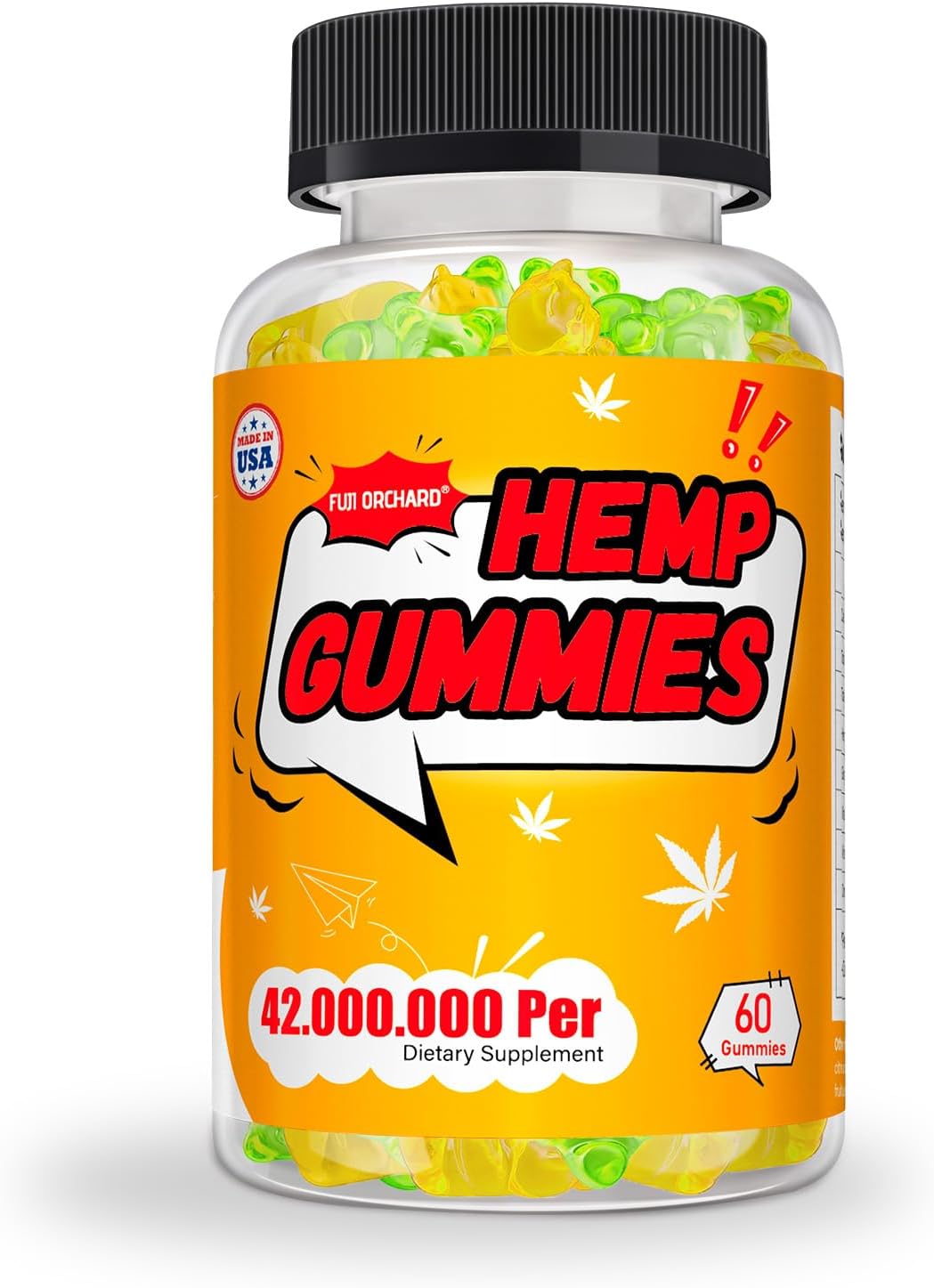 FUJI ORCHARD Hemp Gummies High Potency 42000000 Natural