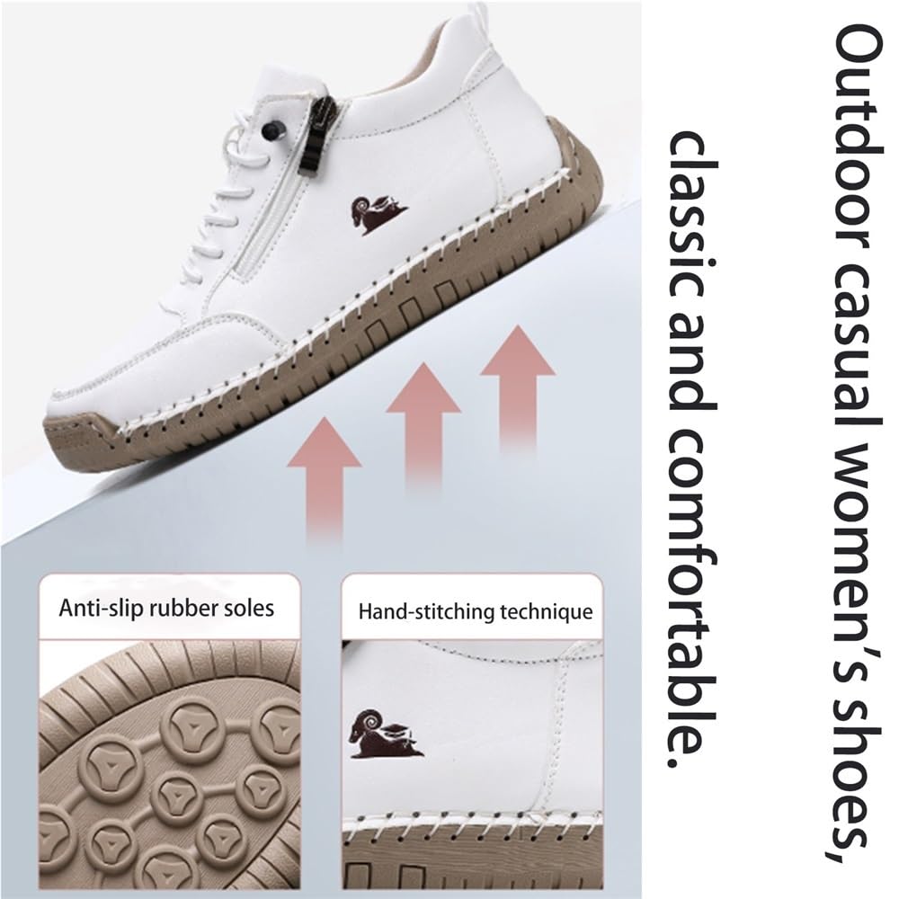 Ręcznie Wykonane Botki Damskie, vogldeck – Wodoodporne i Wygodne Ortopedyczne Buty Outdoorowe, Lekkie, Antypoślizgowe, Wsuwane, Casualowe do Wędrówek i Chodzenia, Styl Barefoot