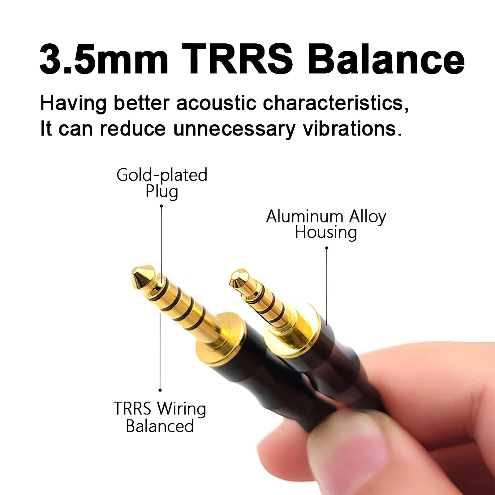 Amazon.com: Earmax 6N OCC Gold-Plated Upgrade Balanced Cable HiFi