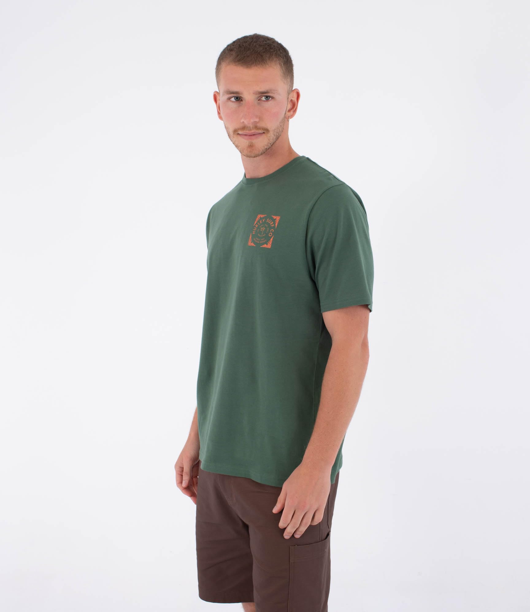 Hurley T-Shirt Short Sleeve Men - Printing Press Savage T-Shirt Uomo
