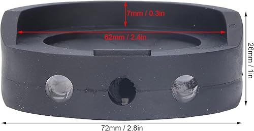 Miniatura 4 de HURRISE Almohadillas antivibración para lavadora con HexaGrip  Detiene la lavadora secadora ruido movimiento sacudidas caminar deslizamiento