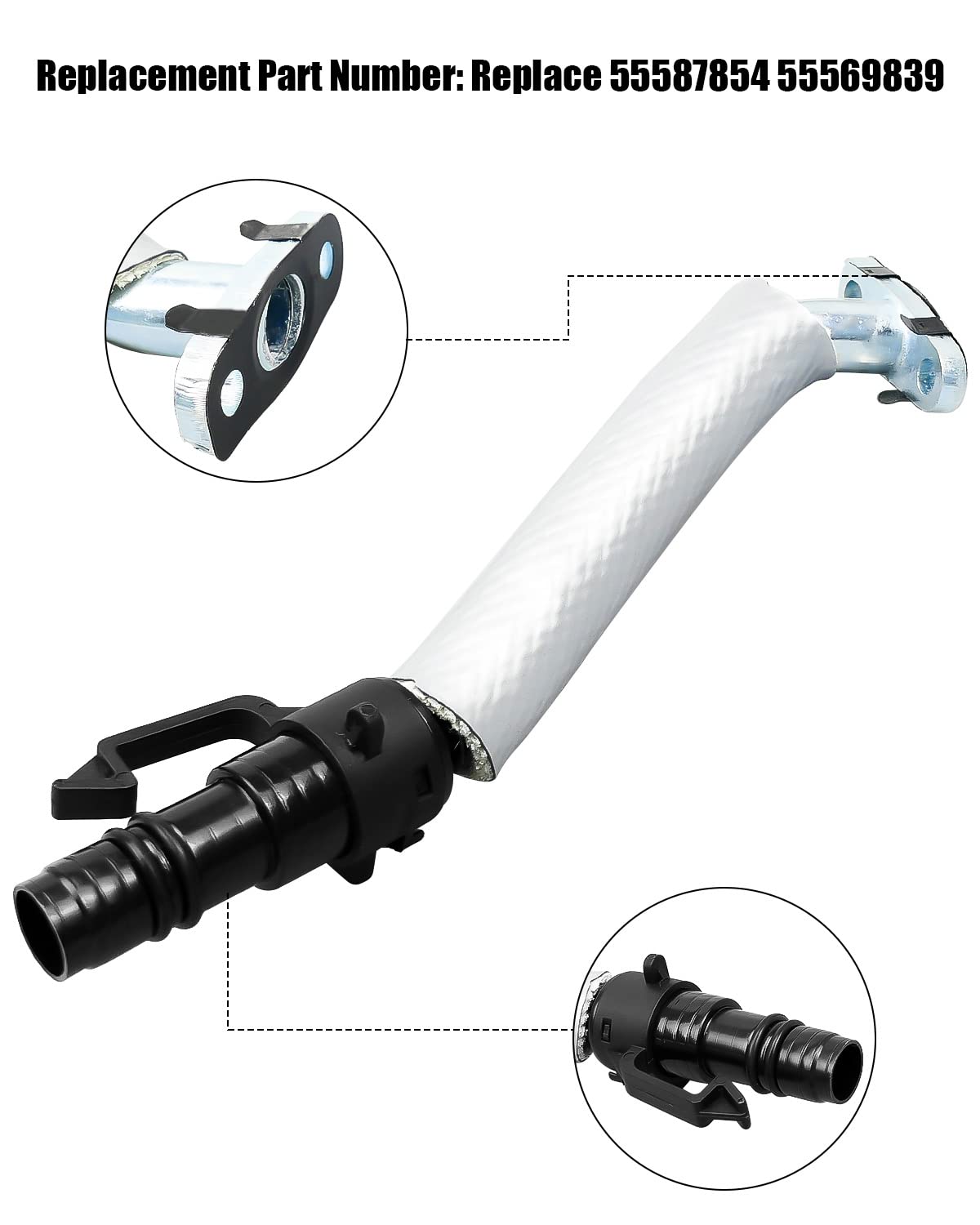 Tubo De Drenaje De Retorno De Aceite Del Turbo Tubo De Alimentación De