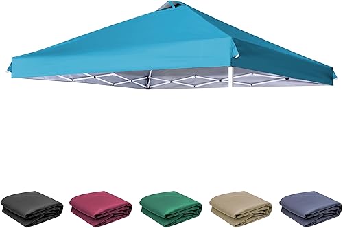SCOCANOPY Parte superior de repuesto con ventilación de aire para marco de toldo de 10x10, SOLO cubierta de toldo, (Turquesa)