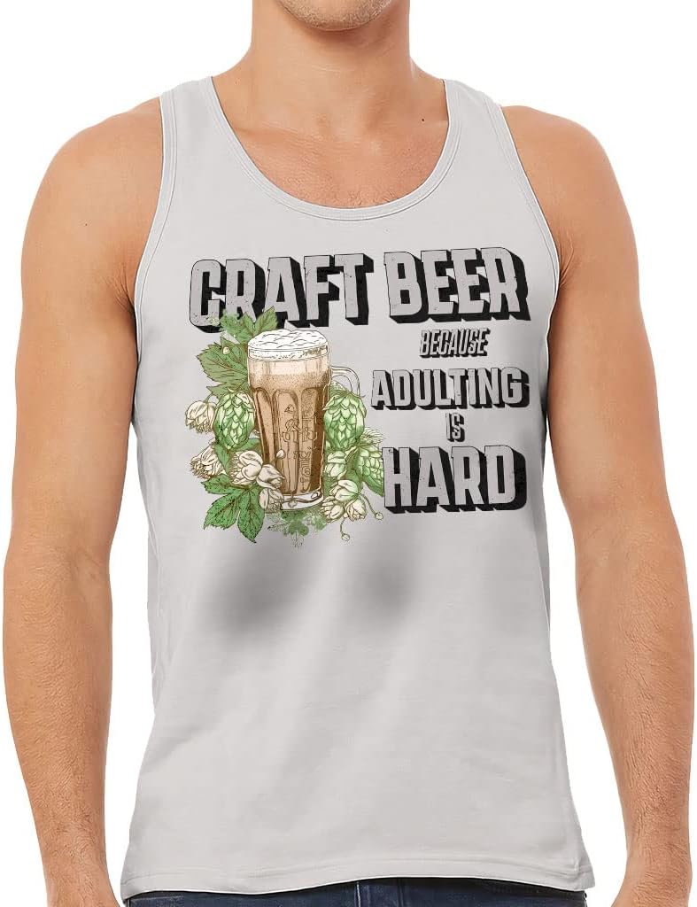 Craft Beer Tank - Colorful Workout Tank - Graphic Jersey Tank