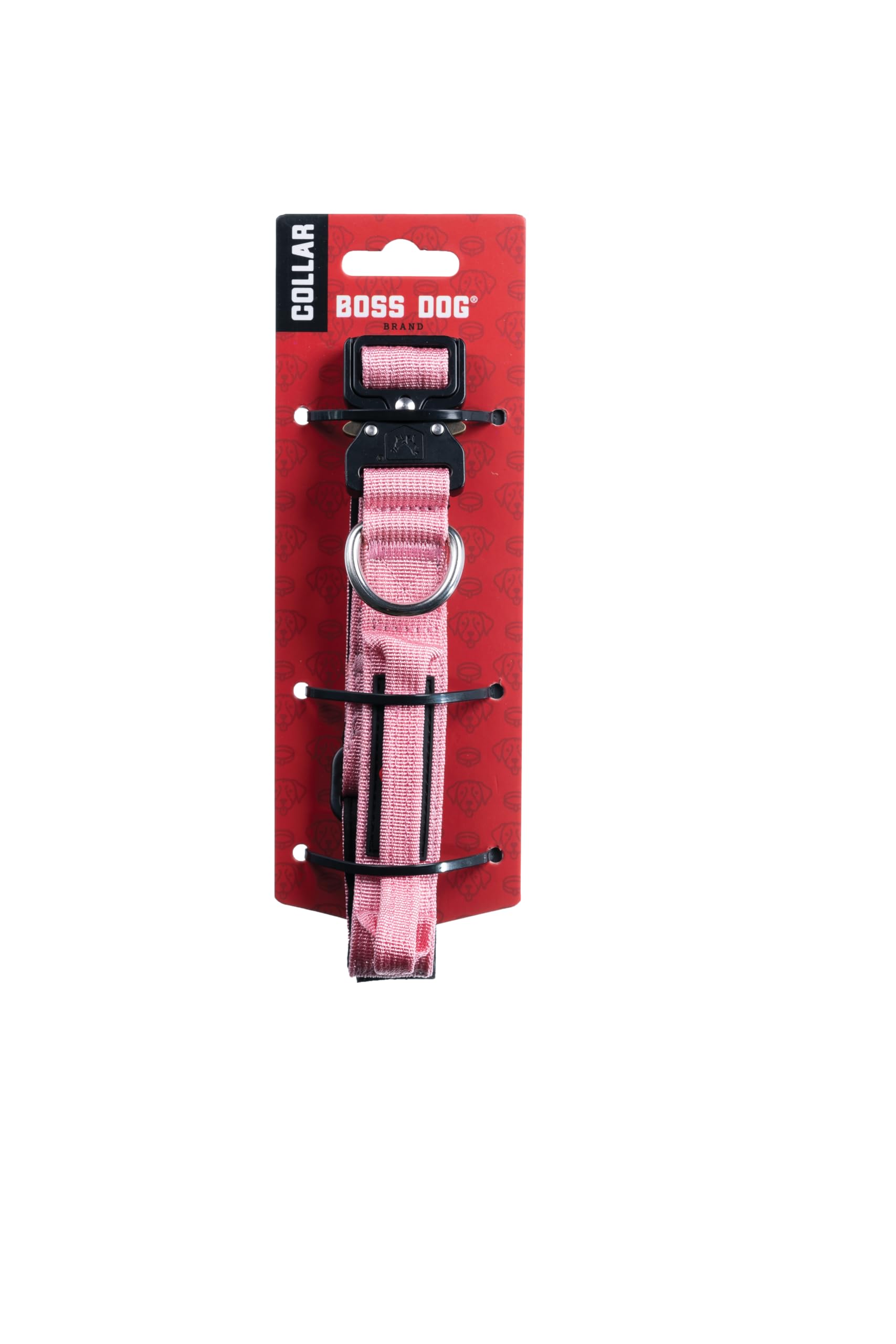 Collier tactique rose Boss Dog taille S protège le cou de votre chiot