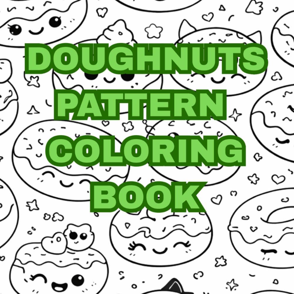DOUGHNUTS PATTERN COLORING BOOK (LUCY COLORING BOOK SERIES)