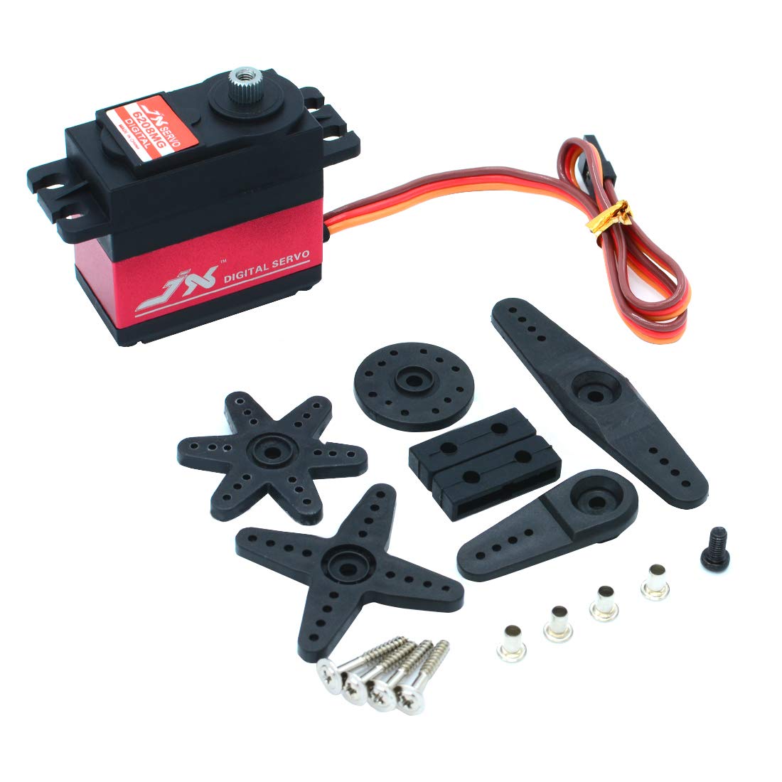 JX Servo PDI-6221MG 20KG Engrenage métallique à Couple élevé Numérique Standard de Direction à Grimper pour Drone RC Voiture RC Bateau Robort