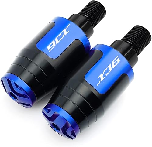 Miniatura 10 de BYTZUM for Yamaha XJ6 Diversion 2009-2016 2010 2011 2012 2013 2014 2015 Motorcycles CNC Handlebar Grips Plug Slider Handle Bar Ends Color  Orange