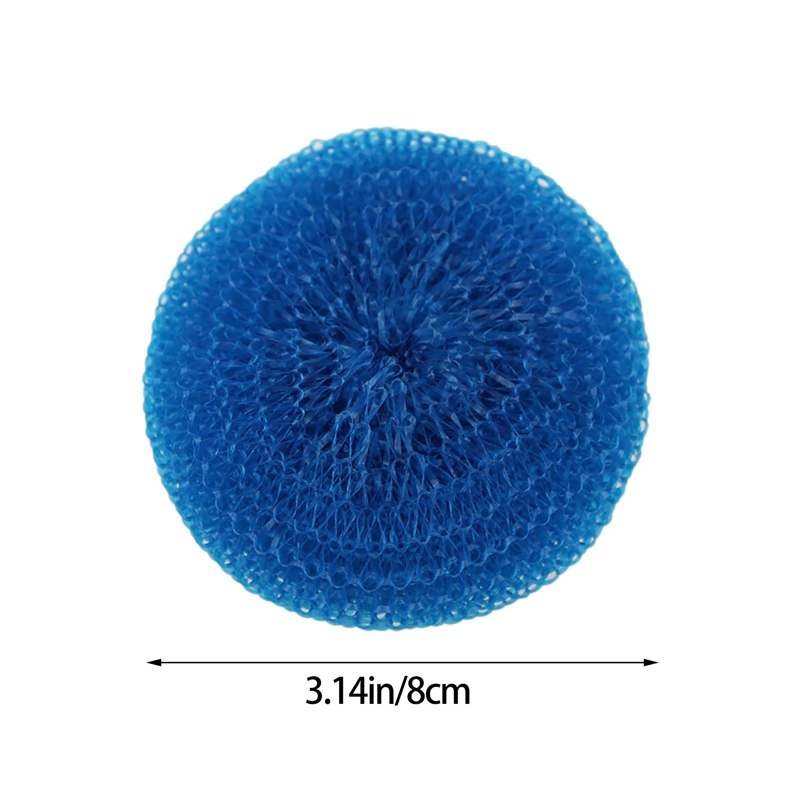 24 spugne abrasive antigraffio riutilizzabili in rete di nylon per pulire piatti e padelle