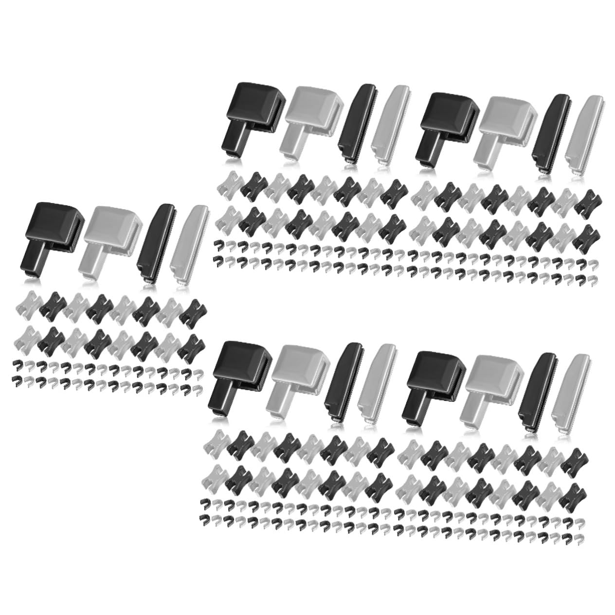 NUOBESTY 5piezas Kit De Reparación De De Reparación Metálicas Para Ropa Chaquetas Jeans Equipaje y Mochilas