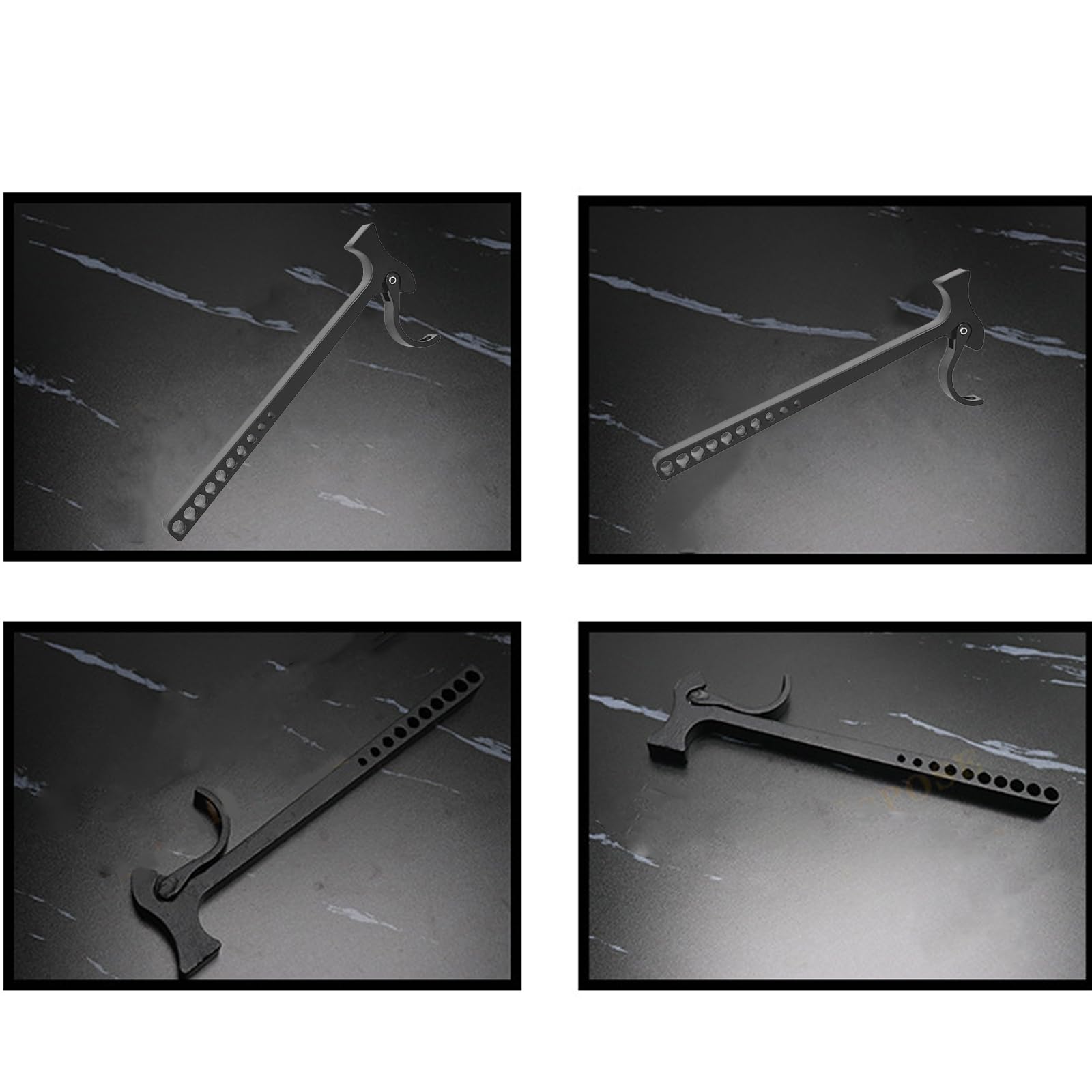 Martillo multiusos para montaje de teatro, no se rompe, doble cabeza, metal, cara llamativa, herramienta de instalación de aleación de acero, control preciso, martillo de metal de goma