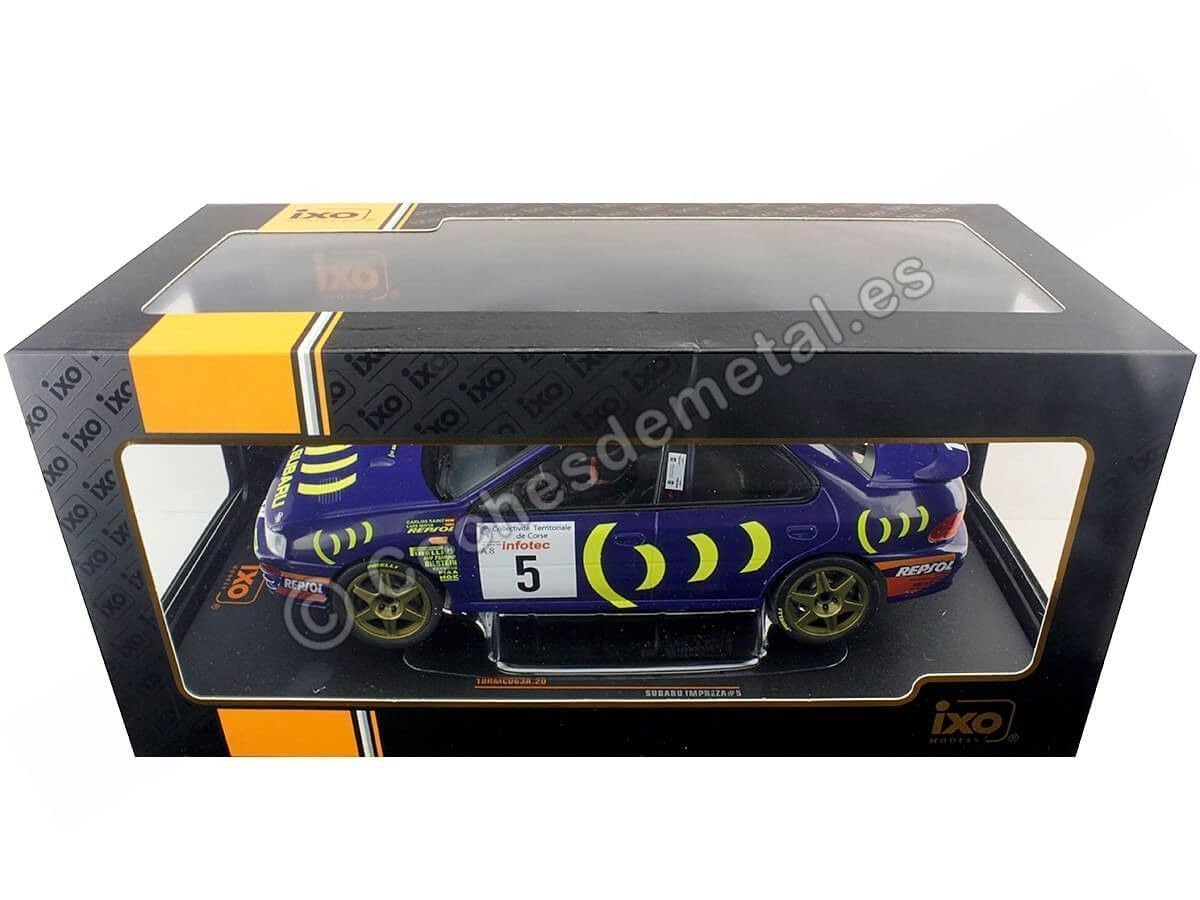Subru Imprez 555 #4 C.Mcre Rlly Tour de Corse 1995 1:24 Ixo
