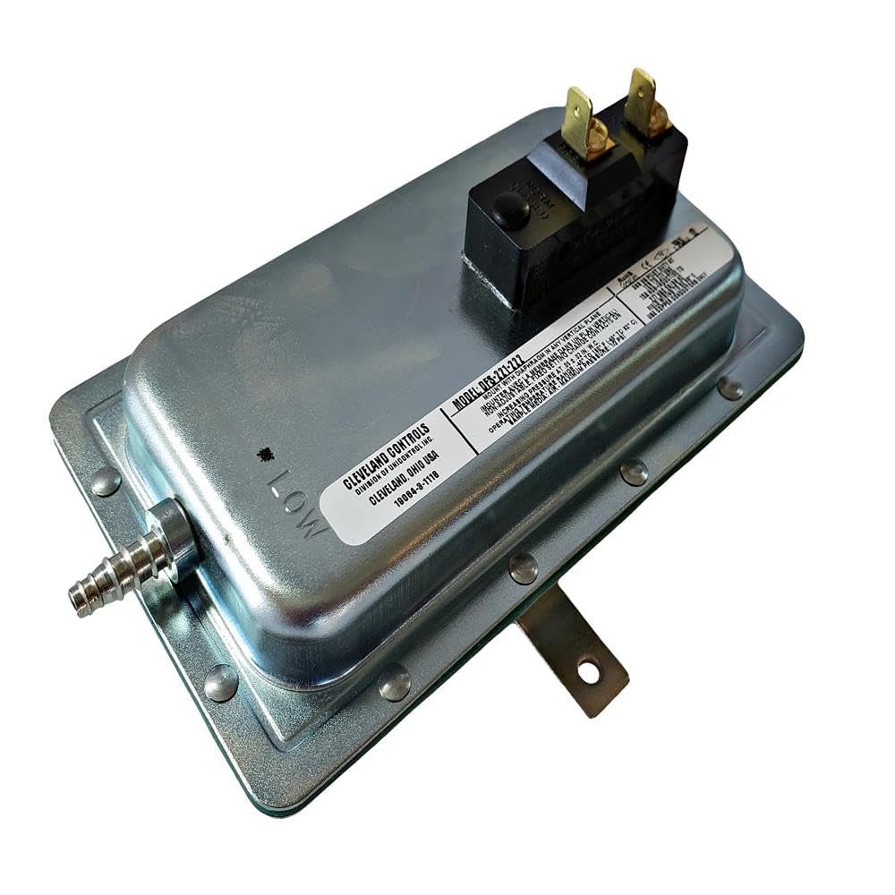 JFBEFOWI Replacement Vacuum Pressure Draft Switch, Automatic, Mechanical, Push Button, 1 Count
