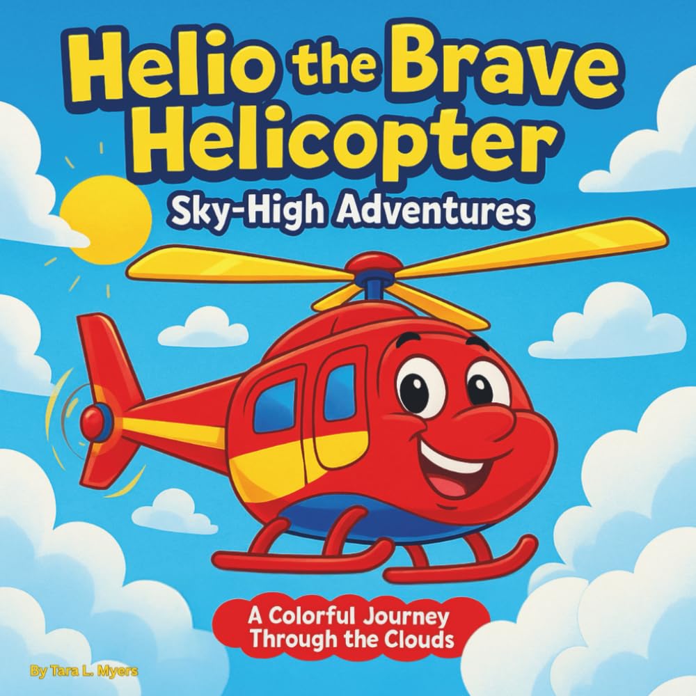Helio the Brave Helicopter: Sky-High Adventures: Children's Storybooks| A Colorful Helicopter Journey Through the Clouds| Adventure| Aviation| ... 30 Pages| Size 8.5 x 8.5 (Childrens Books)