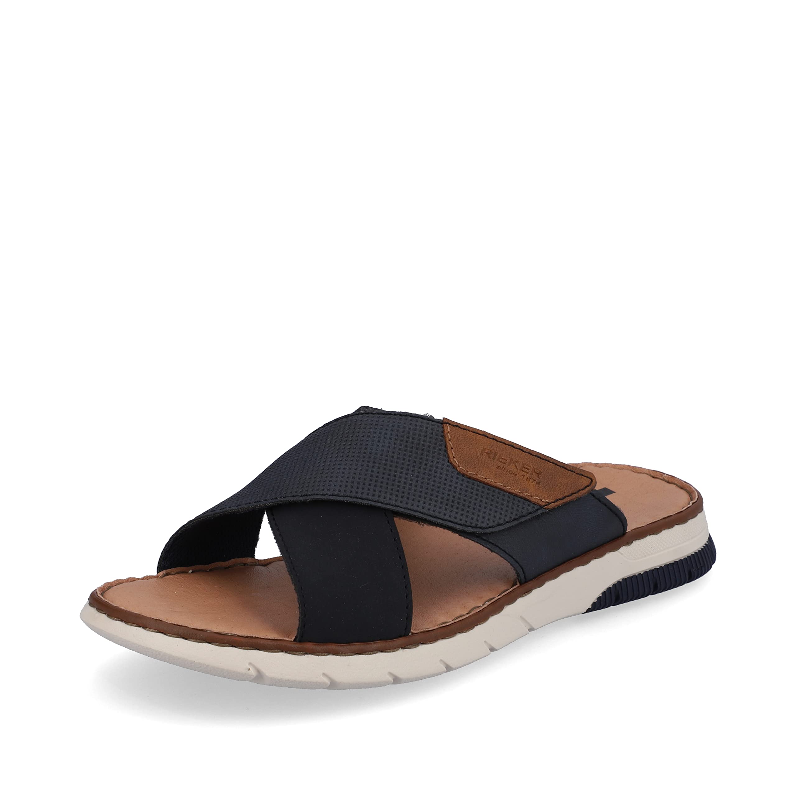 Rieker Men's Mules 25283, Men's Slippers, Blue 14, 8 UK