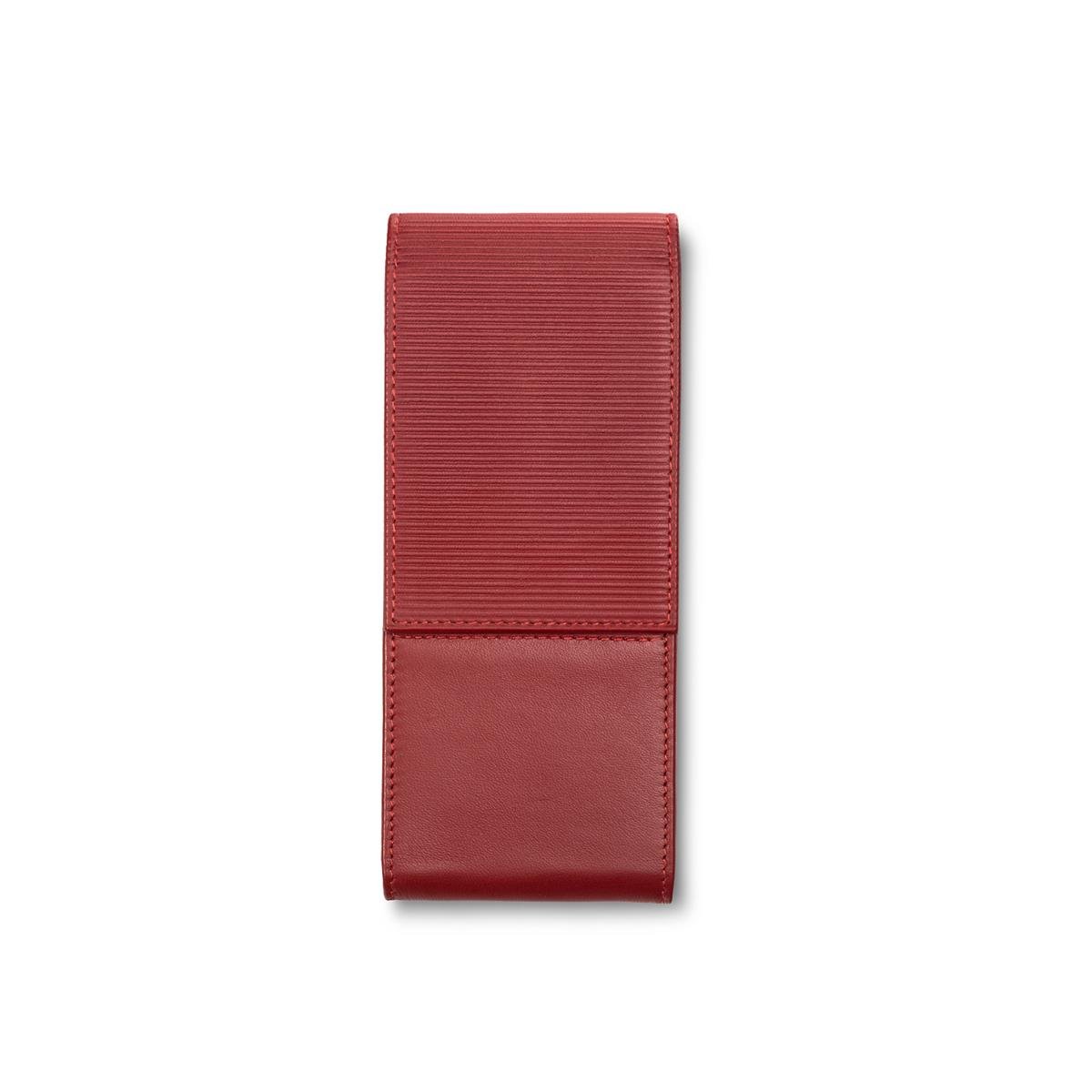 Lamy A316 Lederwaren High-Quality Nappa Leather Case 859 in Red for 3 Writing Instruments