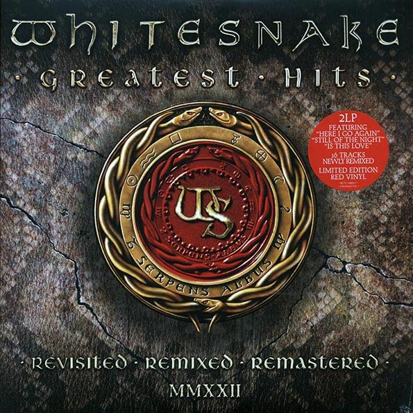 WHITESNAKE GREATEST HITS REVISITED REVISITED REMASTERED MMXXII - NEW SEALED LTD EDITION RED COLORED 2 LP SET