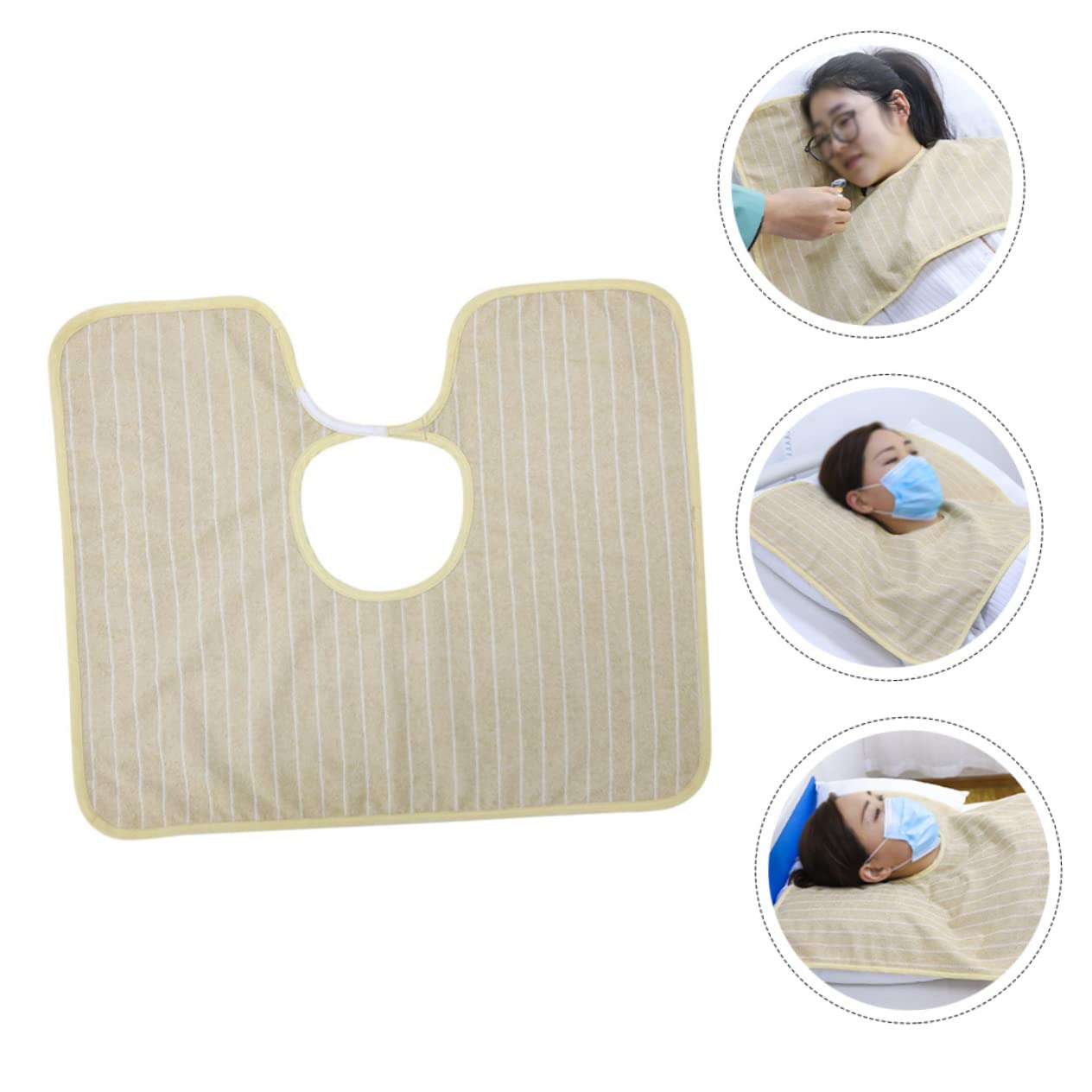 KALLORY Bib Waterproof Apron Apron Aprons for Adults Adult Drool Bandana Elderly Saliva Towel Eating Clothes Portector Clothes Protector Adults Eating Apron Elderly Supply Tpu