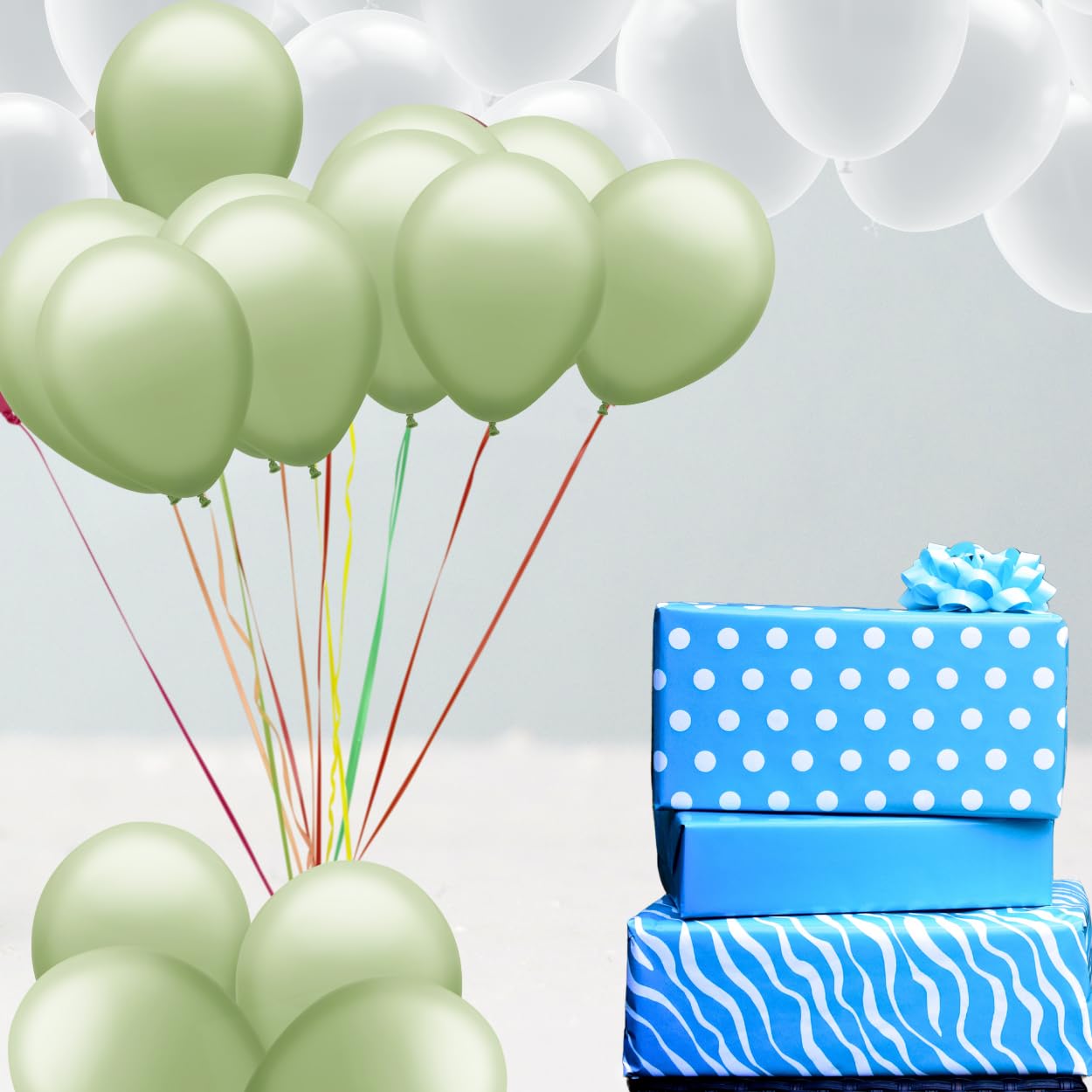Qualatex 30349 Cactus 5"/ 5-inch Round Latex Mini Party Balloons (Pack of 100), Cactus Green, 5 Inch - Image 3
