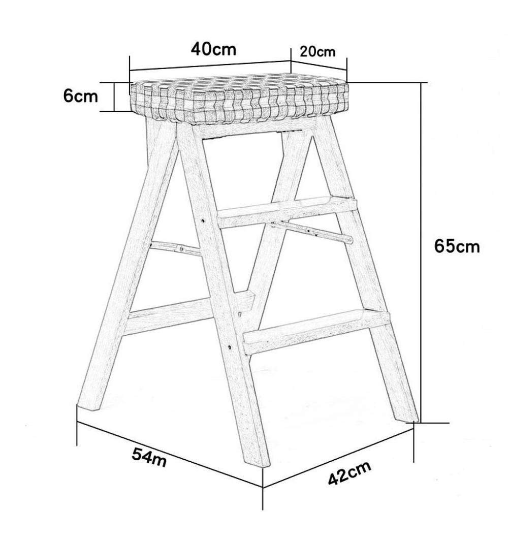 Taburete de Escalera Plegable, taburetes para pies, Taburete de Escalera de 3 escalones, Taburete de Seguridad Plegable, sillas de Escalera multifuncionales para Cocina, Oficina, Silla de es