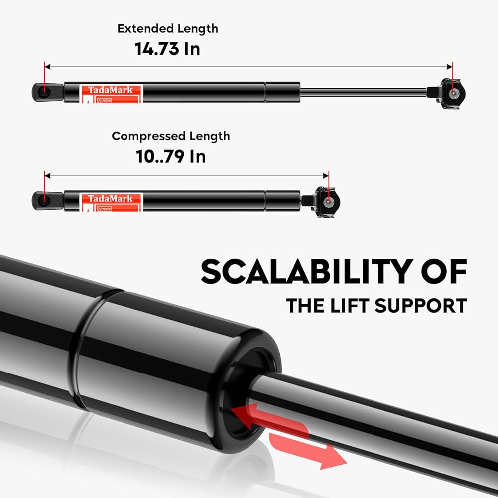 Amazon.com: 2 Pcs Front Hood Lift Supports Shocks Struts Gas
