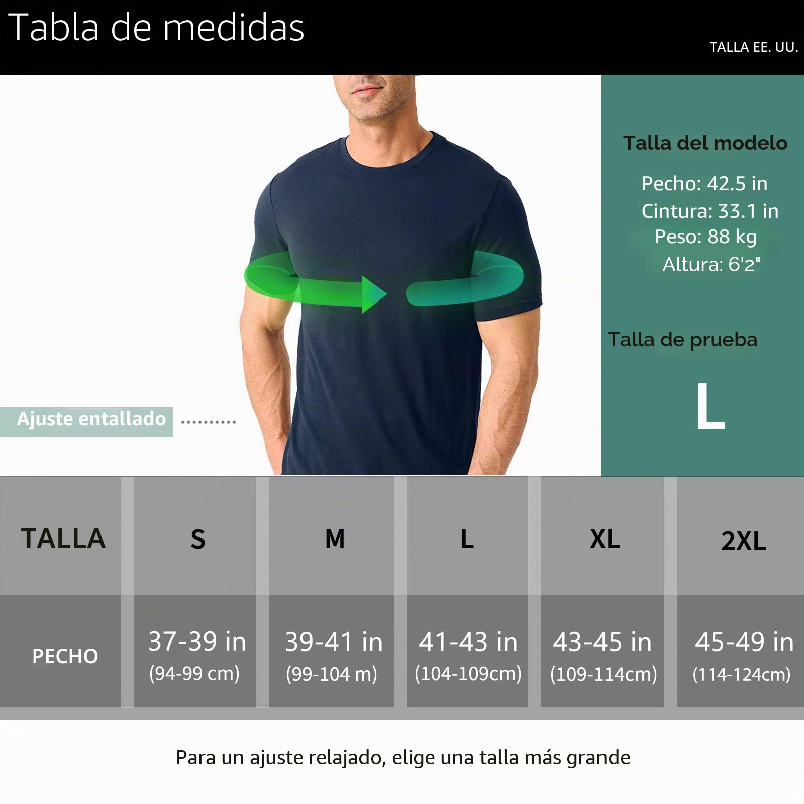 Merino Protect Camiseta Lana Merino Hombre Hombre Suave Jersey con Base Capa Manga Larga de Jersey Senderismo Caza