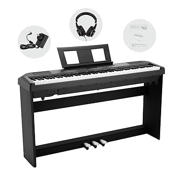 Amazon | ガービー（Garvee） 電子ピアノ 88鍵盤 ピアノ 木製