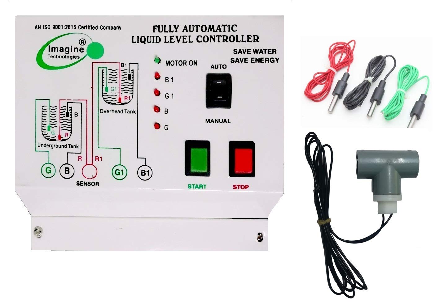 imagine technologies Fully Automatic Water Level Controller with indicator for Government or