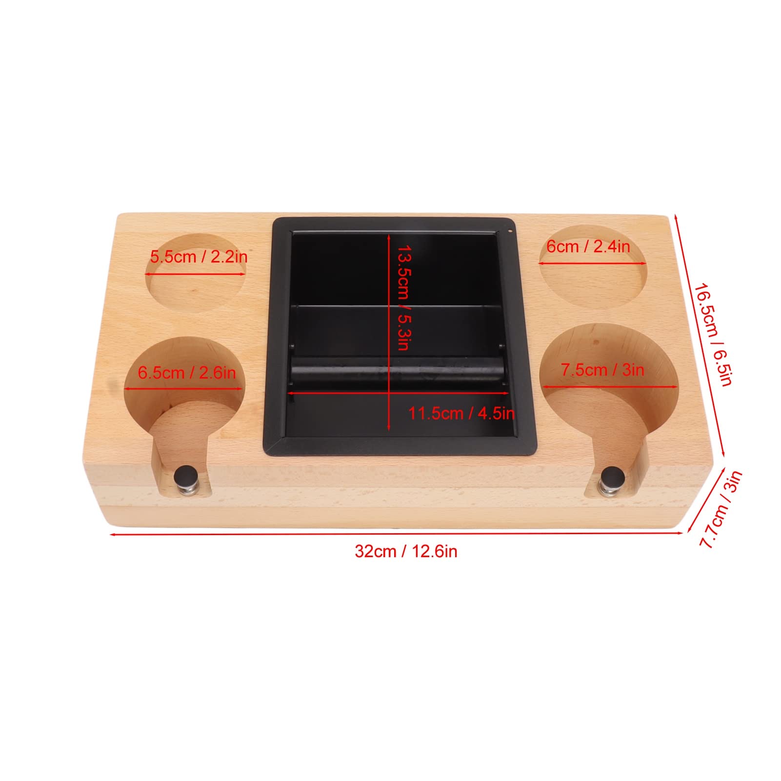 Soporte de Manipulación de Café, Soporte de Manipulación de Café, Soporte de Manipulación de Filtro de Café de Madera, Soporte de Alfombrilla de Manipulación de Café, Estación de Manipulación de Café
