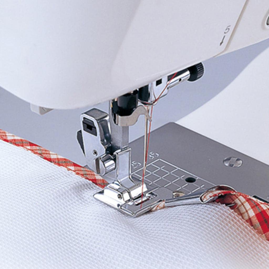 CALANDIS Universal Stainless Steel Domestic Sewing Machine Presser Foot Bias Tape Binding Binder Foot for Janome Brother Singer-image-44