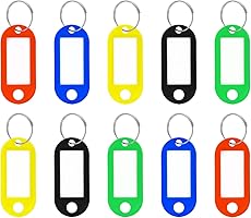Westcott E-10655 00 Sleutelhangers, 10 stuks, 10 stuks, robuuste hangers om te beschrijven met verwisselbare etiketten,...