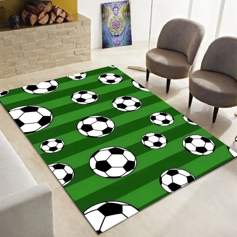 Tapis ballon football 3D lavable antidérapant 90x150cm