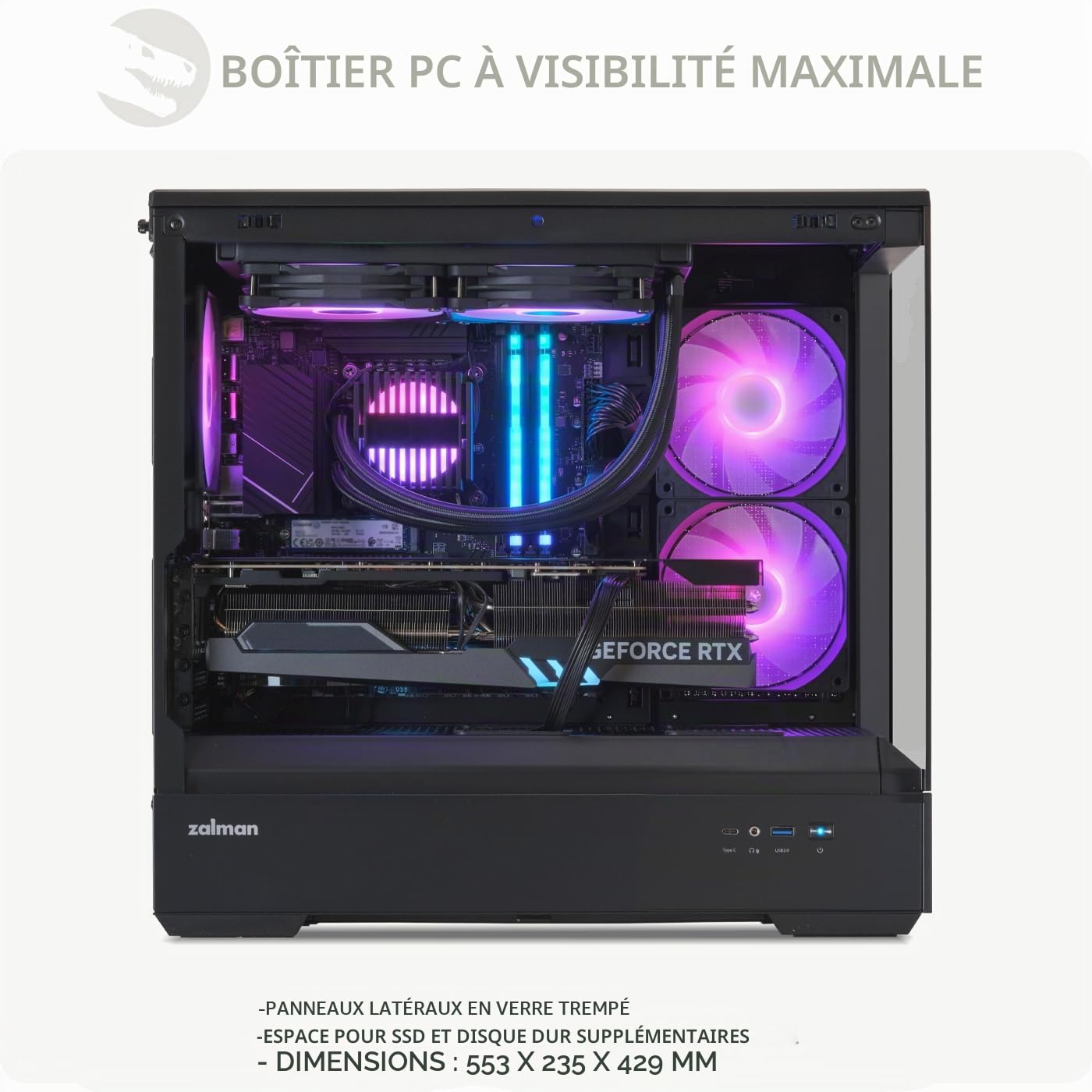 Sedatech PC Gamer • i9-14900KF • RTX5070Ti • 32Go DDR5 • 2To SSD M.2 • Win 11