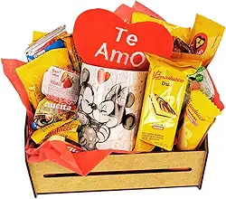 Presente Criativo Dia Dos Namorados, Cesta De Café Da Manhã ou Chocolates (Cesta De Café da Manhã)