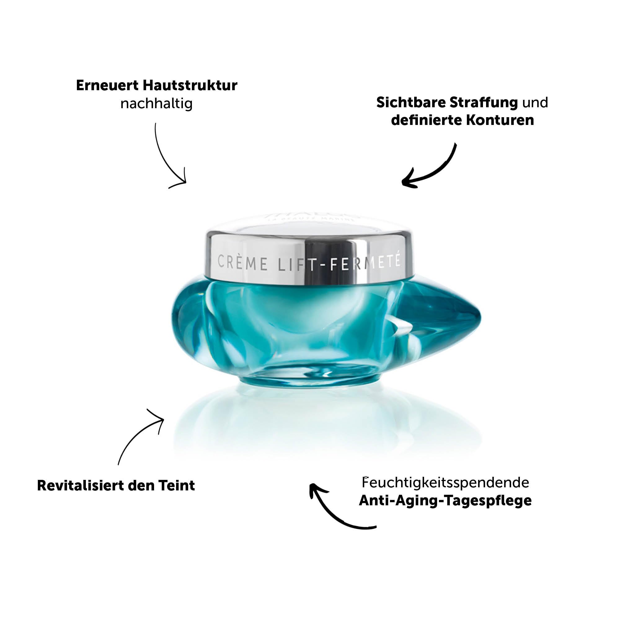 THALGO Silizium Lift Creme, 50ml, Lifting & Firming Cream feuchtigkeitsspendende Creme mit marinem Siliziumkomplex