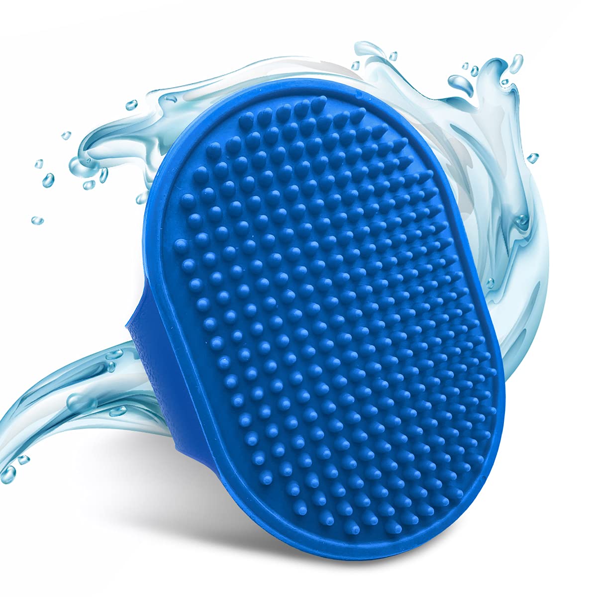 Boltz Bath and Deshedding Hand Brush for Dogs & Cats Grooming, Hand Brush for Rabbit, Hamster, Dogs & Cats, Soothing Bristles Hand Comb Messager to remove Dead Hairs, Easy to Clean & Wash- (1 Piece, Blue) (B09C5MPCWV) Amazon Price History, Amazon Price Tracker