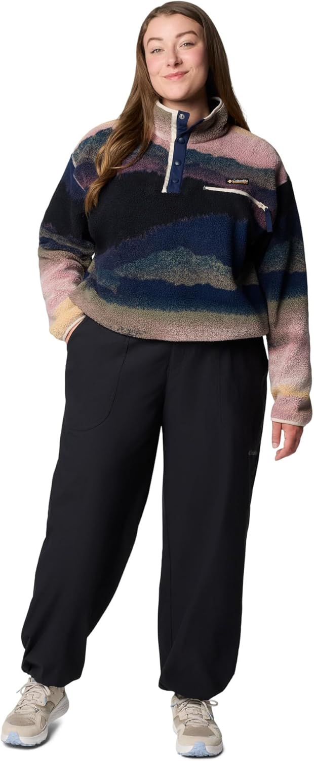 Columbia Womens Brea Falls Nylon Pant, Black, 2X x S - Image 3