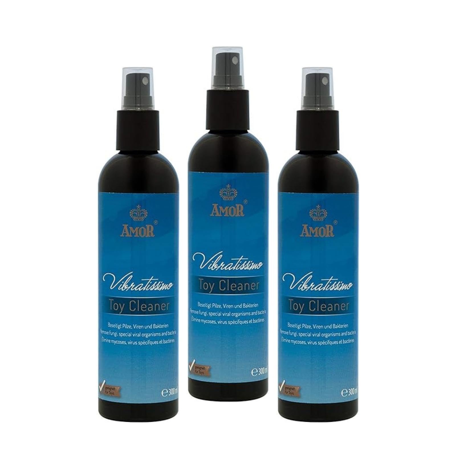Vibratissimo Toy Cleaner 3x300 ml | 2 in 1 Reinigung + Desinfektion | Ohne Alkohol